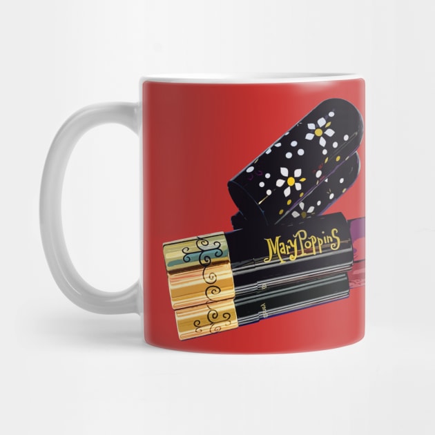 Mary poppins poppins red lipstick by fatkahstore